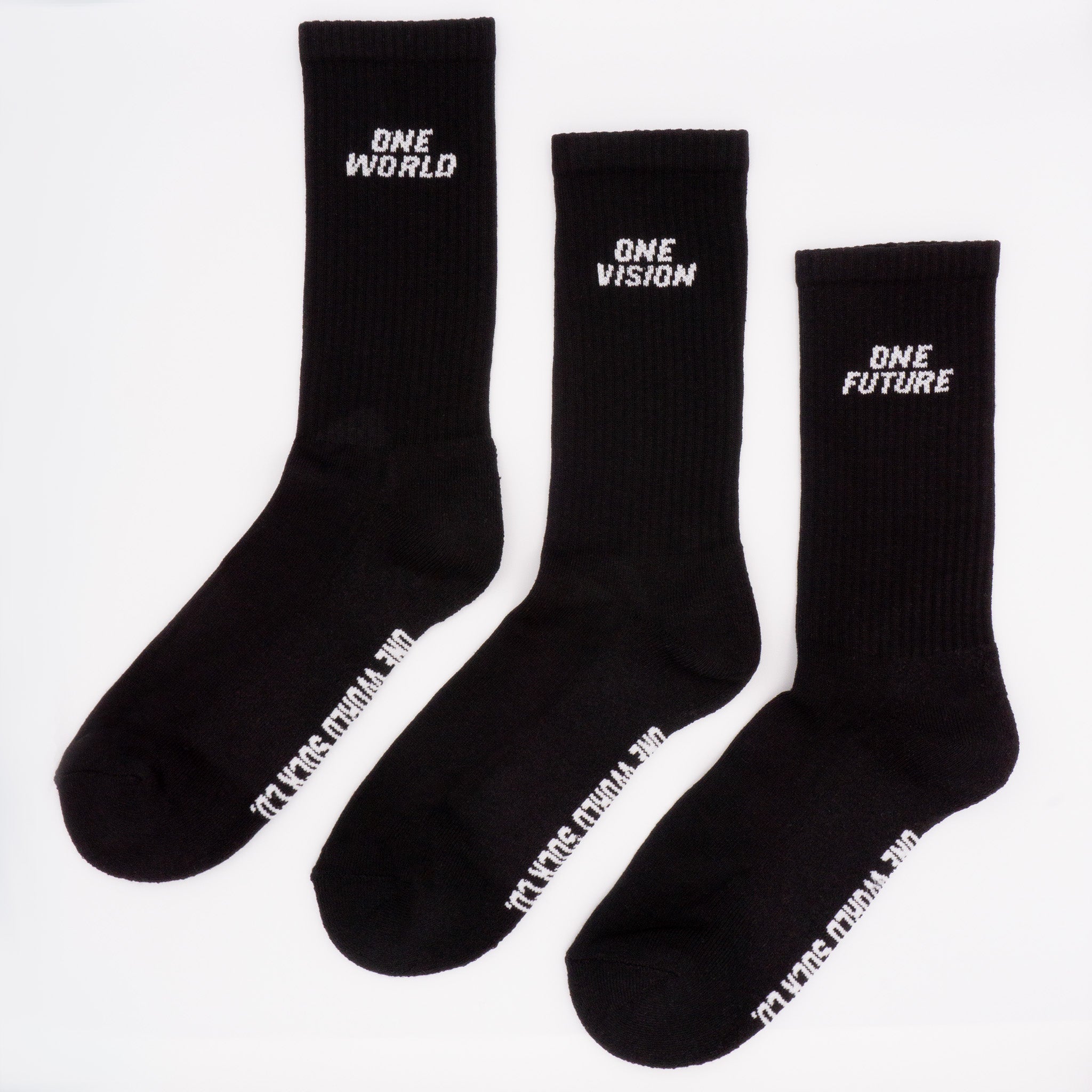  Black Recycled cotton Sports Crew Socks. Socks website. socks online Store. Mens socks. Sustainable clothing for him. Socks made from Recycled cotton. Colourful Socks for Girls. Colourful Socks for Men. Colourful Socks for women. Colourful Socks for boys.  Sustainable product. Sustainable socks. Gift ideas for women. Gift Ideas for Men. Gifts for music lovers. Gifts for musicians.