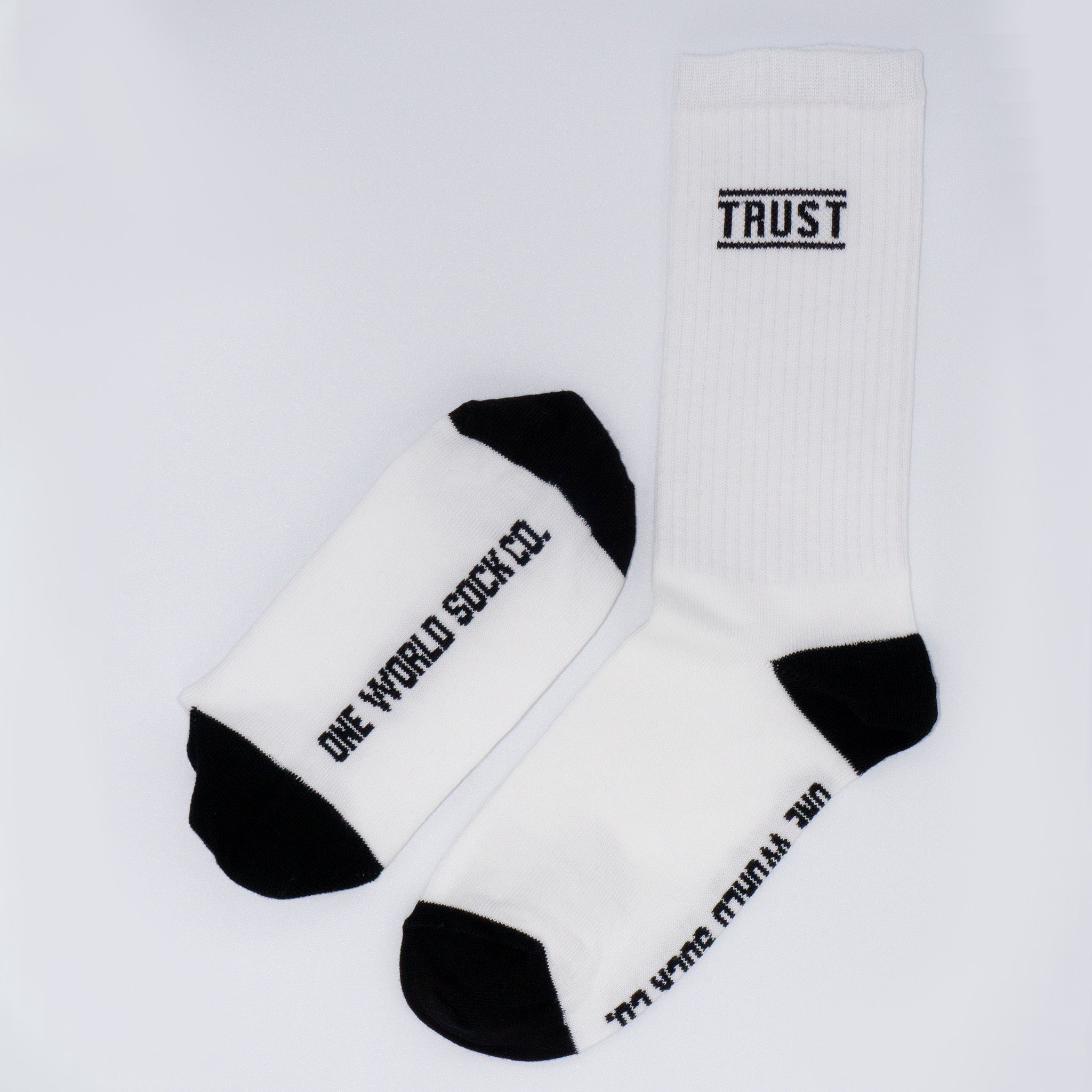 White Recycled cotton Sports Crew Socks. Socks website. socks online Store. Mens socks. Sustainable clothing for him. Socks made from Recycled cotton. Colourful Socks for Girls. Colourful Socks for Men. Colourful Socks for women. Colourful Socks for boys.  Sustainable product. Sustainable socks. Gift ideas for women. Gift Ideas for Men. Gifts for music lovers. Gifts for musicians.