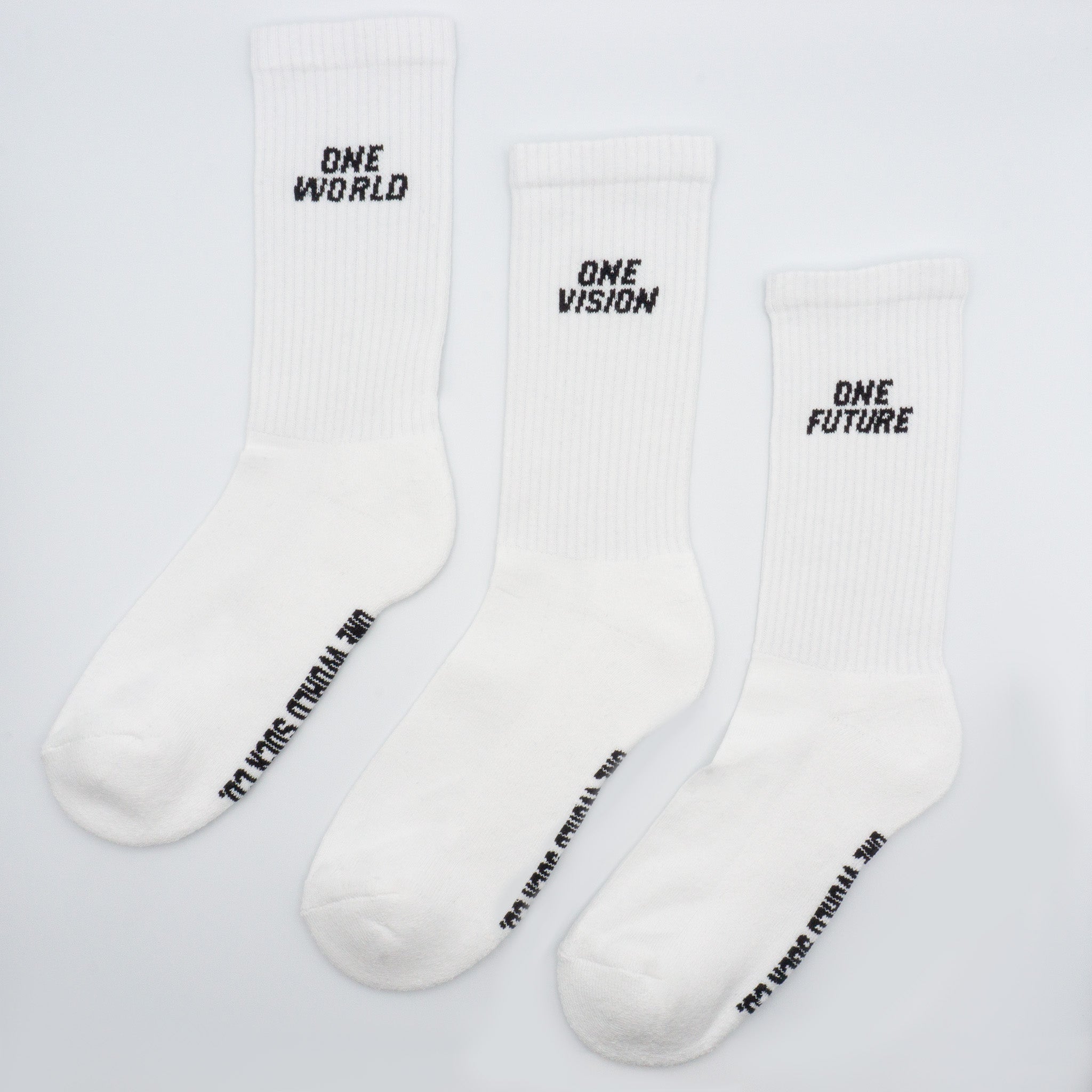 White Recycled cotton Sports Crew Socks. Socks website. socks online Store. Mens socks. Sustainable clothing for him. Socks made from Recycled cotton. Colourful Socks for Girls. Colourful Socks for Men. Colourful Socks for women. Colourful Socks for boys.  Sustainable product. Sustainable socks. Gift ideas for women. Gift Ideas for Men. Gifts for music lovers. Gifts for musicians.