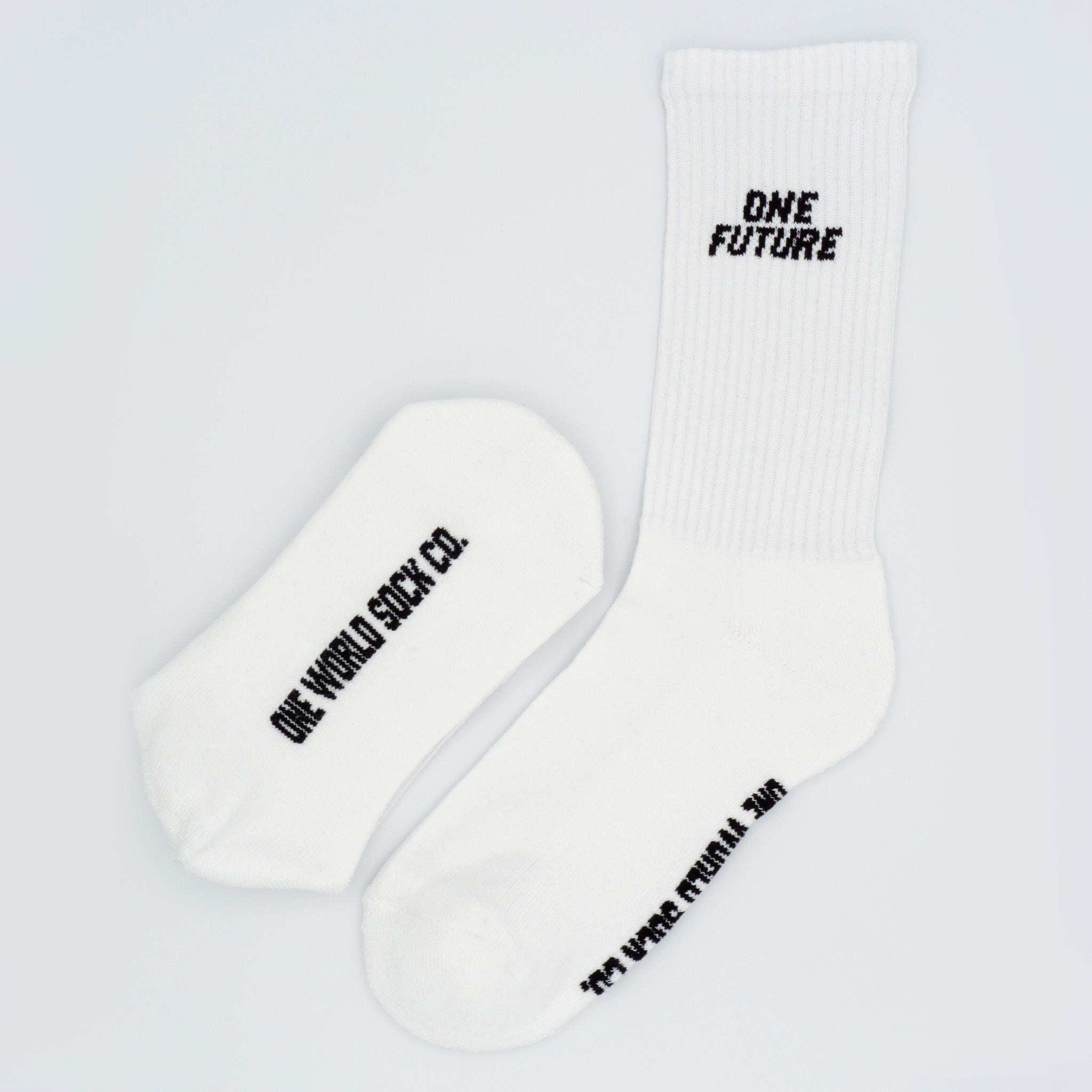 White Recycled cotton Sports Crew Socks. Socks website. socks online Store. Mens socks. Sustainable clothing for him. Socks made from Recycled cotton. Colourful Socks for Girls. Colourful Socks for Men. Colourful Socks for women. Colourful Socks for boys.  Sustainable product. Sustainable socks. Gift ideas for women. Gift Ideas for Men. Gifts for music lovers. Gifts for musicians.